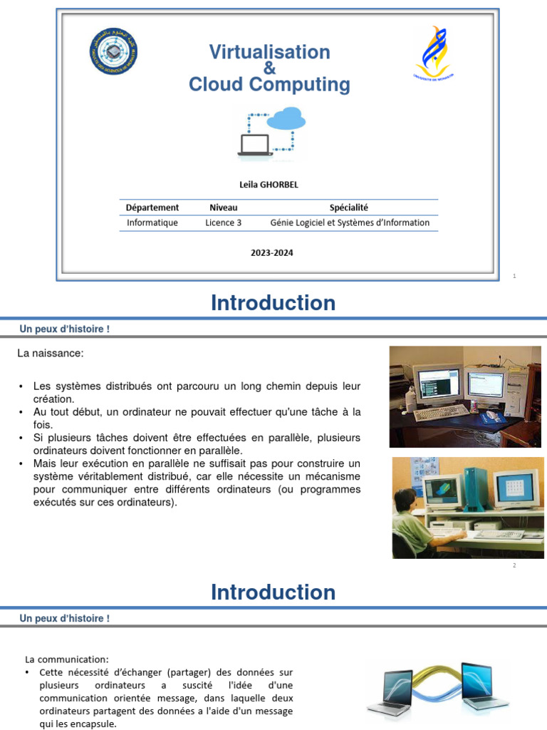 Cours sur la Virtualisation 2023 | PDF | Virtualisation | Machine virtuelle