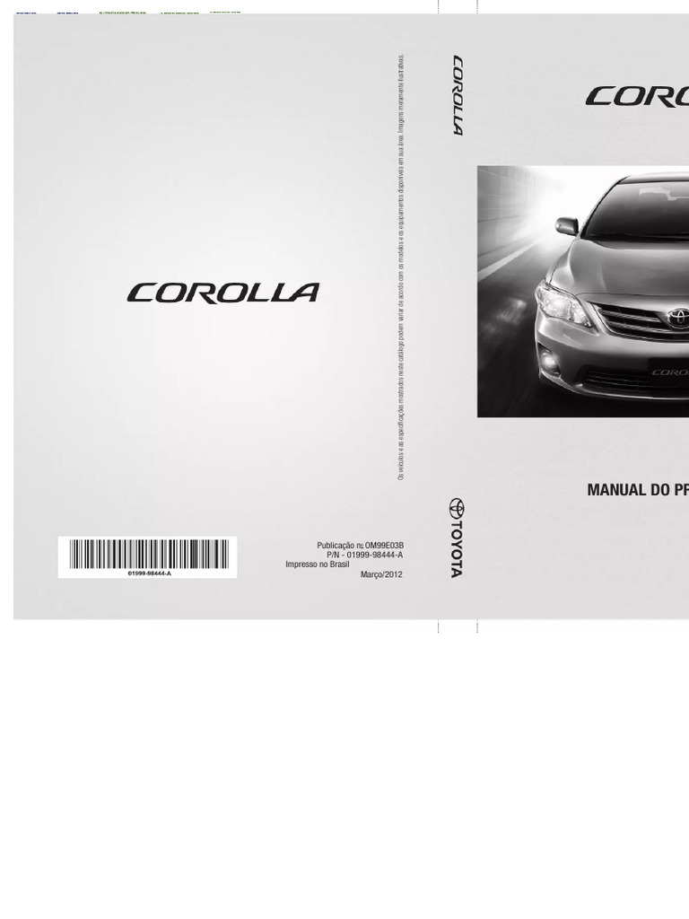 2012 TOYOTA COROLLA LE OWNERS MANUAL visual data 6