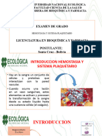 Hemostasia y Sistema Plaquetario