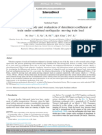 Vibration of Subgrade and Evaluation of Derailment