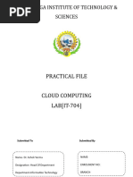 Lab Manual Cloud Computing