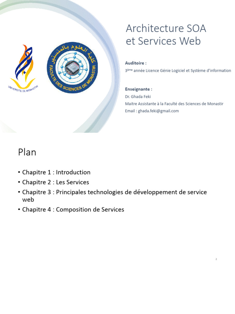 Architecture SOA et Services Web | PDF | Architecture orientée services ...