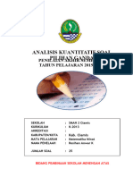 Contoh Analisis Butir Soal-Kuantitatif Mat Minat - XII MIPA