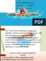 Different Types of Competitive Swim Strokes (Butterfly Stroke)