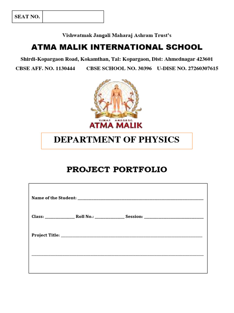 Cbse-Xii Physics Project - 2023-24 | PDF | Learning | Human Communication