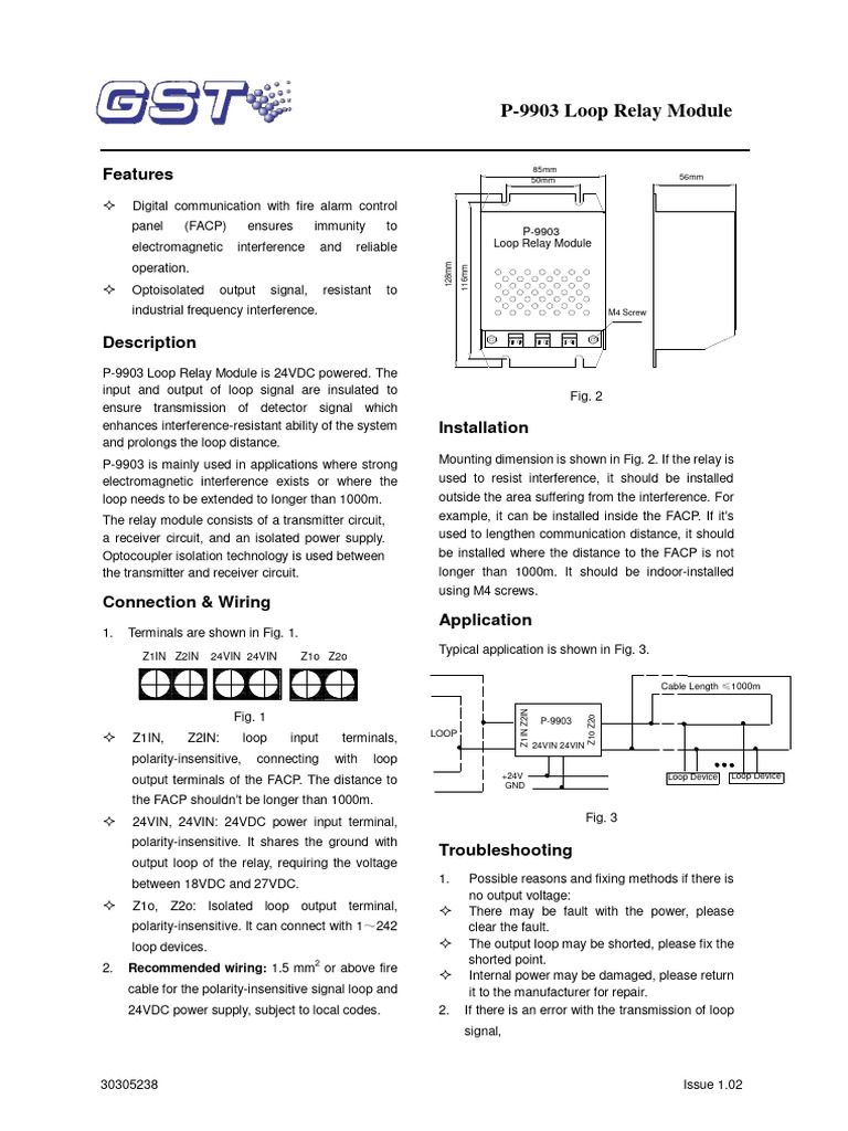 P-9903 Loop Relay Module Overview | PDF | Electromagnetic Interference ...