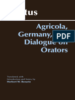 Tacitus: Agricola, Germany, and Dialogue On Orators