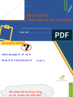 S6-C1-B5-T2: Phép tính lũy thừa với số mũ tự nhiên