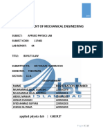 Boyle's Law Lab Report 4