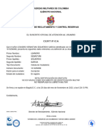 Certifica Do Libre Ta Militar