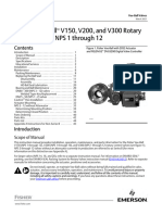 Instruction Manual Fisher Vee Ball v150 v200 v300 Rotary Control Valves Nps 1 Through 12 en 135080