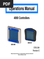 5765-384 - RevE - Controller Operations Manual, English