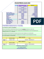 Lista Precio JULIO 2022 x5