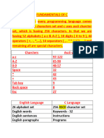 15-7-23 Fundamentals of C