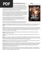 Men Who Built America Analysis