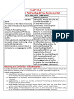 Study Material CH.-1 Fundamentals of Partnership 2023-24