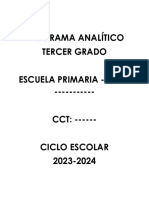 Programa Analitico Ejemplo Para Guiarse