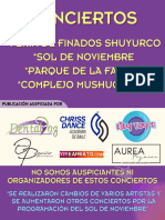 Conciertos Ambato Noviembre 2023