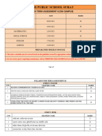 Class7 Exam Schedule