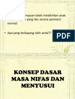 Konsep Dasar Masa Nifas