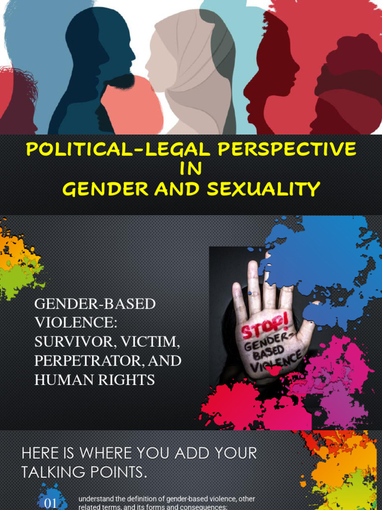 Political legal perspective in gender and sexuality pdf