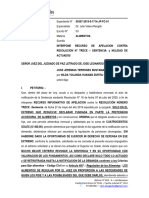 Expediente #357-2015 Apelacion de Sentencia Alimentos - Jose Geremias Terrones Bustamante