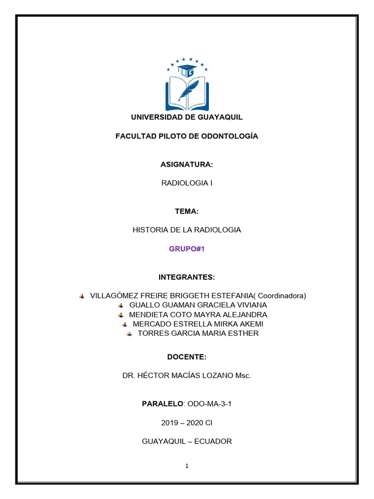 Grupo #1 Descubrimiento de Los Rayos X | PDF | Átomos | Núcleo atómico