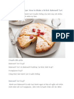 Bakewell Tart Recipe