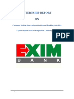 Customer Satisfaction Analysis On General Banking Activities Export Import Bank of Bangladesh Limited (EXIM)