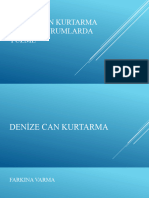 Denize Can Kurtarma Ve Acil Durumlarda Yüzme