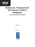Background Perceptions & Performance of Upazilas in Bangladesh -  a Study on Upazila Chairs and Vice-Chairs