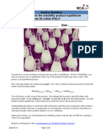 Chemistry 12 How Do We Determine The Solubility Product Equilibrium Constant KSP For Lead II Iodide Pbi2