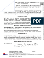 Contrato A S Comercio de Alimento Ltda