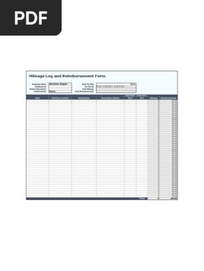 Mileage Log Cb