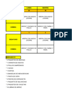 Lunes Martes 25 26