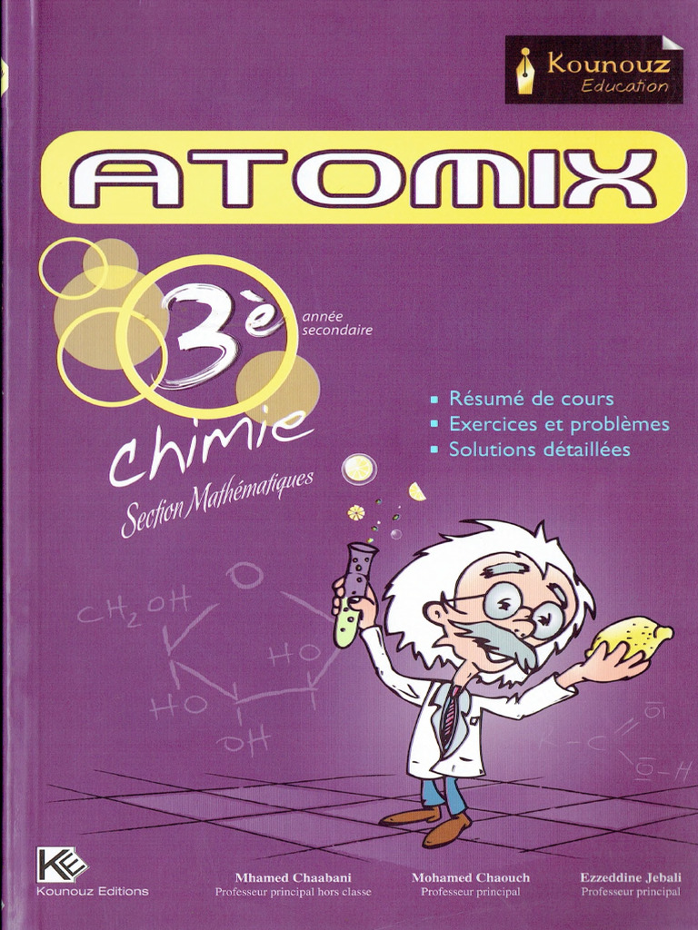 Atomix Chimie 3eme Math | PDF | Réaction d'oxydoréduction | Sciences ...