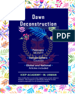 ICEP CSS PMS Institute - Dawn Deconstruction E-Magazaine Monthy - W.A 03222077774