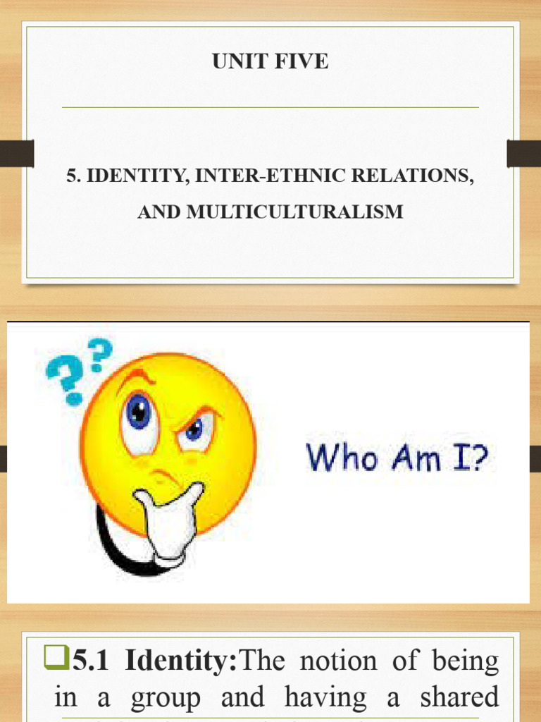 Understanding Ethnic Identity and Relations | PDF | Ethnicity ...