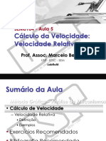 Aula5-Cálculo Da Velocidade-Velocidade Relativa - Marcelo Becker