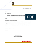 Carta de Solicitud de Pago