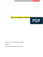 Control Aseguramiento de Calidad Taller N 8