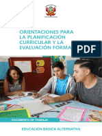 Orientaciones para La Planificación