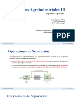 Clase II. Procesos de Transferencia de Masa