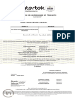 Certificado EL-CS-220057 - PARARRAYOS, PUNTAS Y VARILLAS