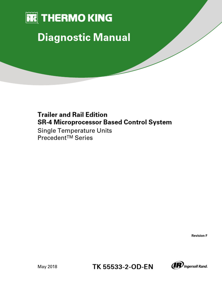 SR-4 Microprocessor Control System For Trailer Single-Temp Units | PDF ...