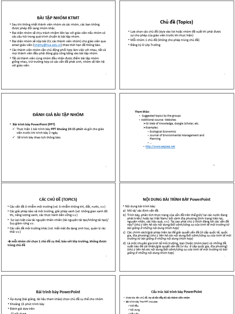 Hướng Dẫn Bài Tập Nhóm KTMT | PDF | Career & Growth