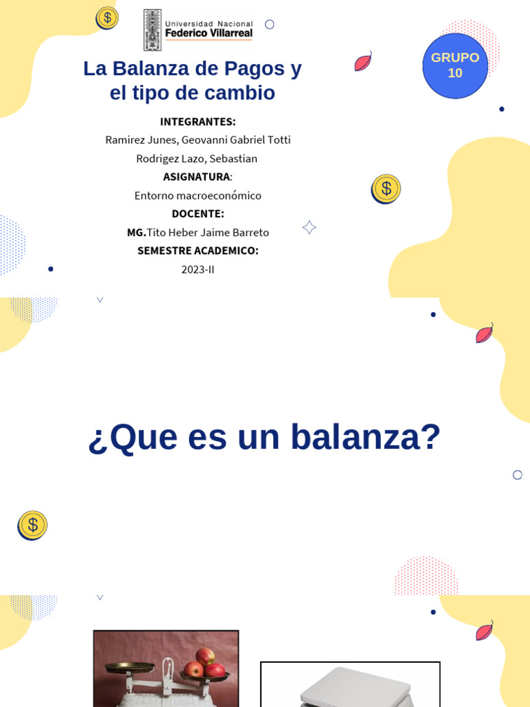 Relación entre Balanza de Pagos y Tipo de Cambio | PDF | Balance de ...