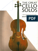 A The Great Cello Solos For Cello and Piano Chester Music