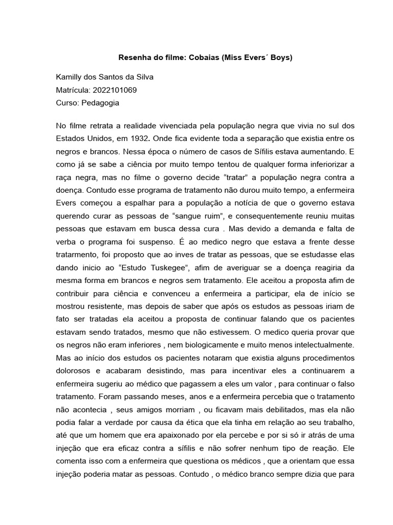 Resenha Critica Do Filme Carros