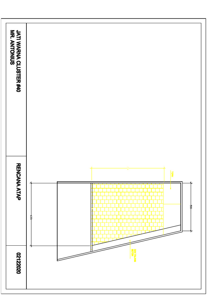 03 Rencana Atap | PDF